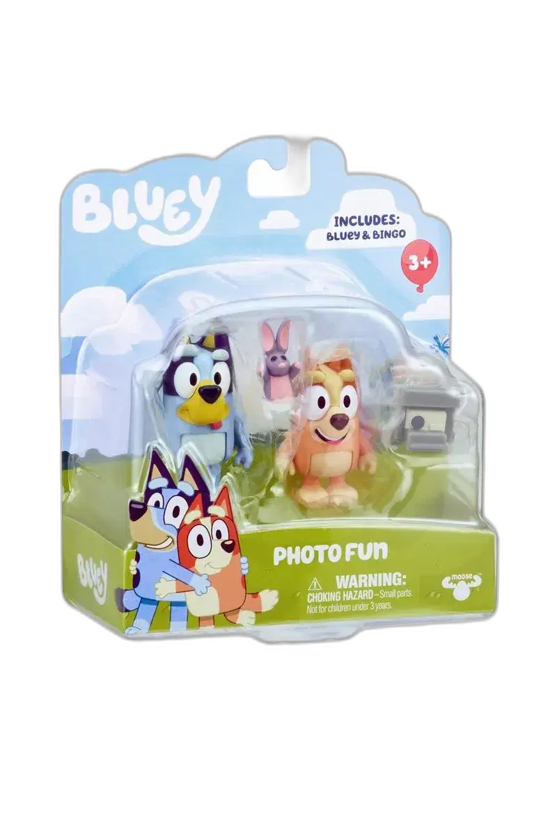 Bluey 2 Pack Figures - Photo Fun