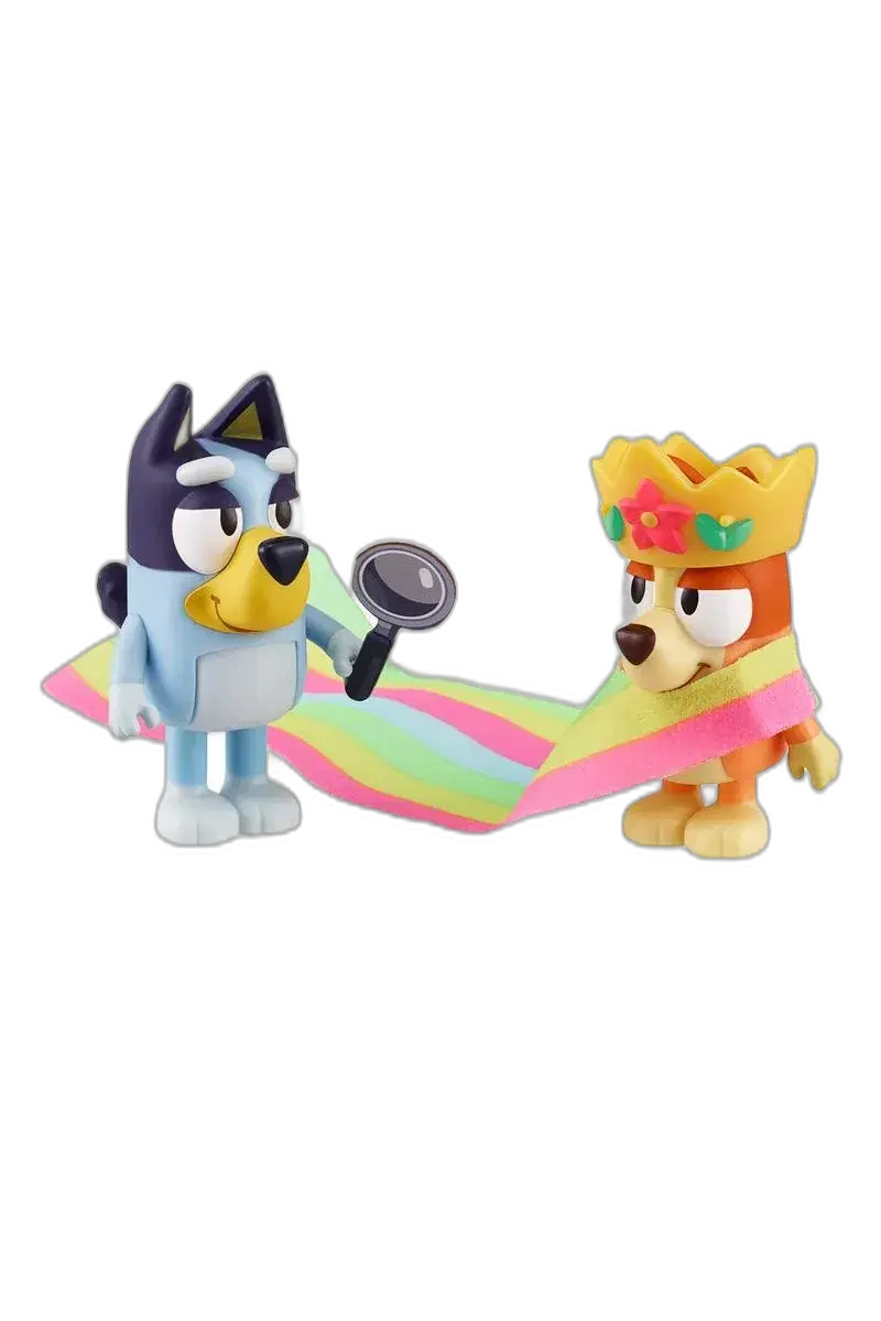 Bluey 2 Pack Figures - Queens Set