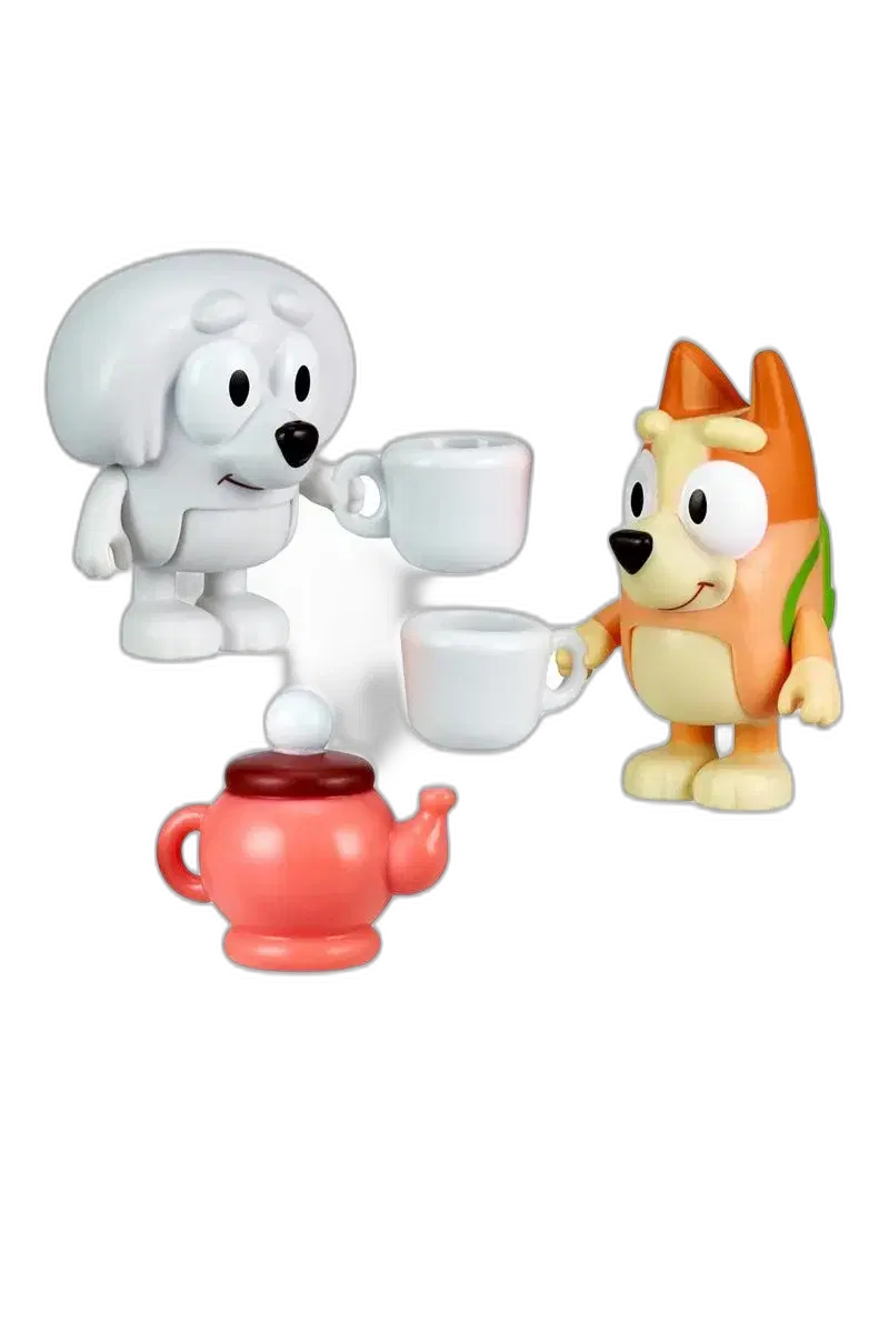 Bluey 2 Pack Figures - School Friends Tea Party