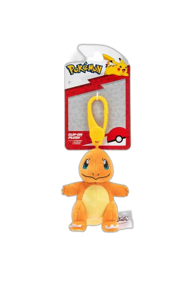 Pokemon 3-5 Inch Clip-On Plush - Charmander