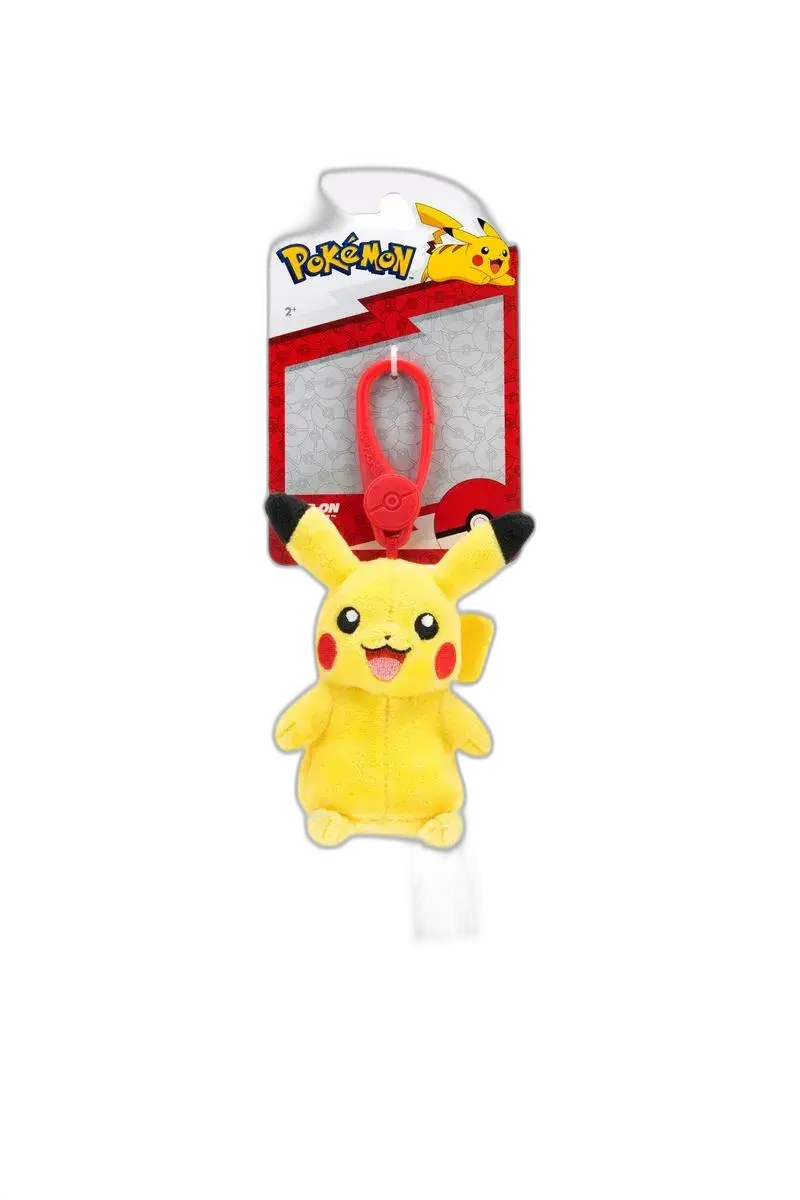 Pokemon 3-5 Inch Clip-On Plush - Pikachu