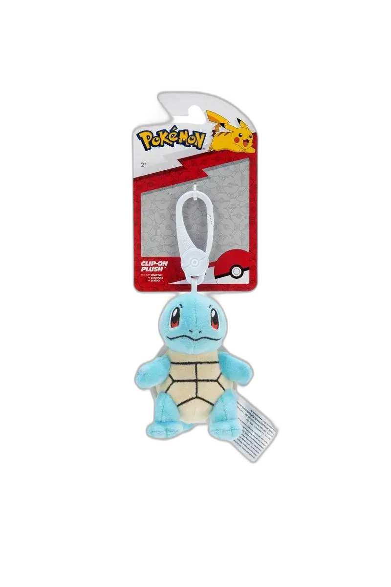 Pokemon 3-5 Inch Clip-On Plush - Squirtle
